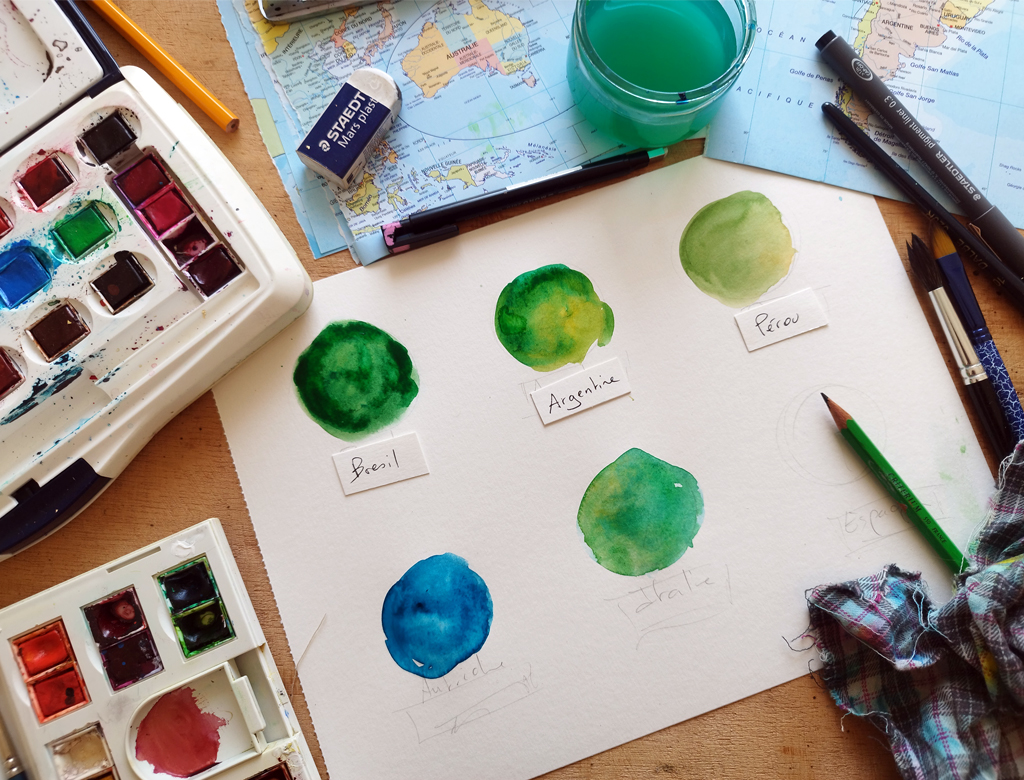 sur mesure aquarelle émotionnelle