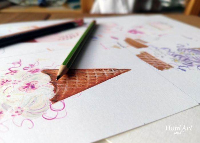 esquisse saveur de femme