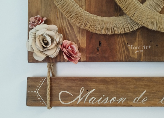 Panneau artistique OC salon de massage