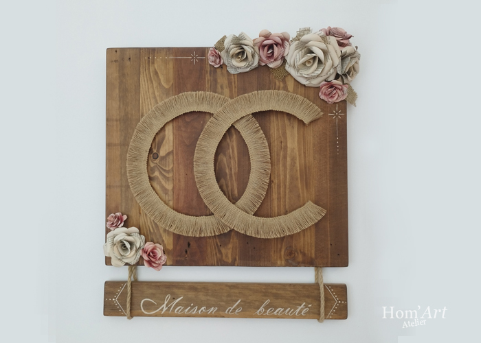 Panneau artistique OC salon de massage